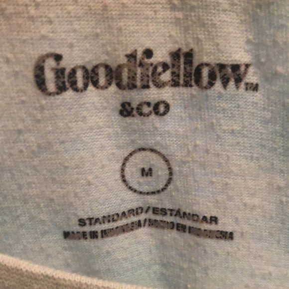 Target goodfellow blue tie die shirt - Picture 3 of 3
